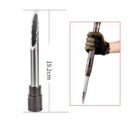 Ice AX DIY инструмент для кемпинга на открытом воздухе многофункциональные домашние палочки для самозащиты для ходьбы, походов, аварийного автомобиля, инструмент для выживания, компонент - Цвет: Ice AX