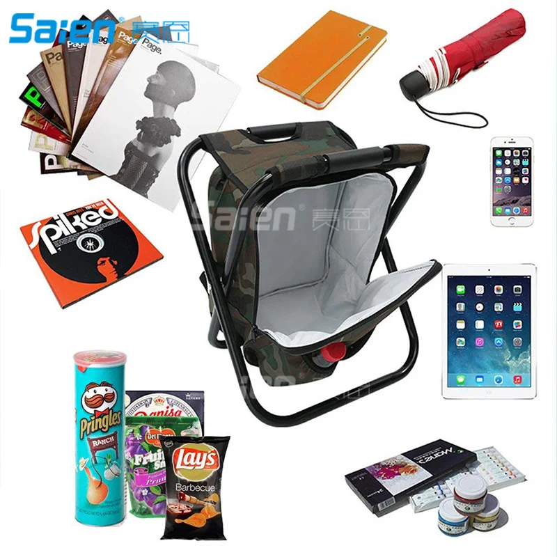 Multifunction Folding Cooler and Stool Backpack Hiking Camouflage Seat Table Bag Camping Gear for Outdoor |