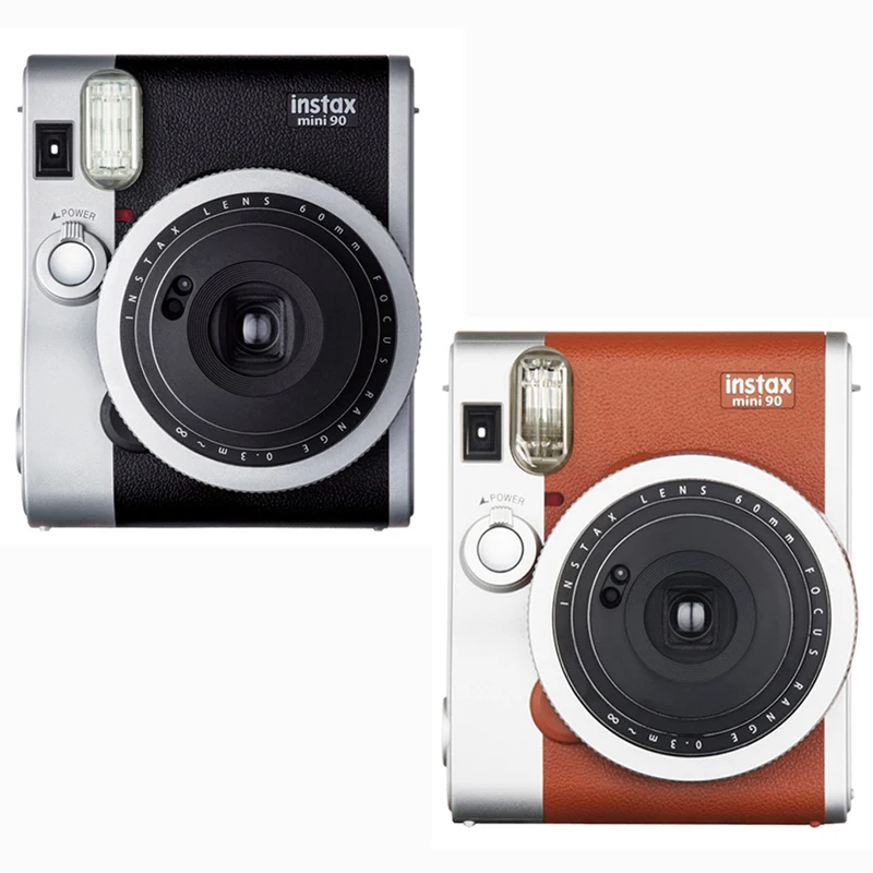 Fuji Fujifilm Instax Mini 90 NEO классическая черно коричневая камера с мгновенной пленкой|film