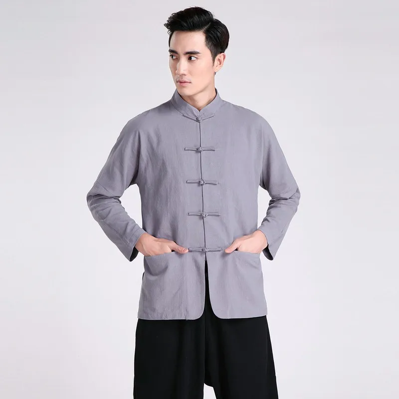 Шанхай история Cheongsam топ одежда в китайском стиле Hanfu Cheongsam Китайская традиционная блуза мужская одежда