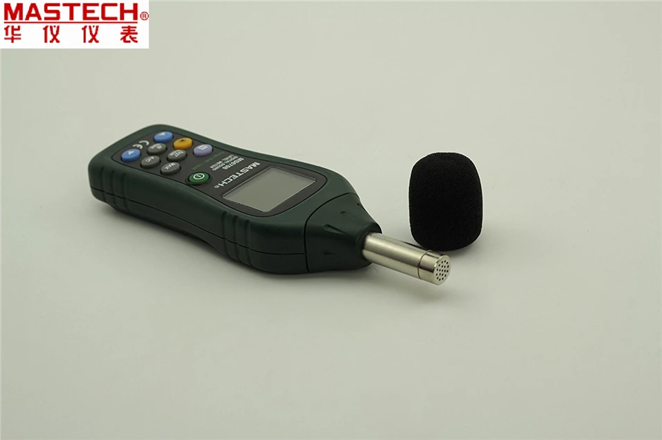 Горячая MASTECH ms6708 ручной ЖК дисплей цифровой Дисплей 30db ~ 130db измеритель уровня