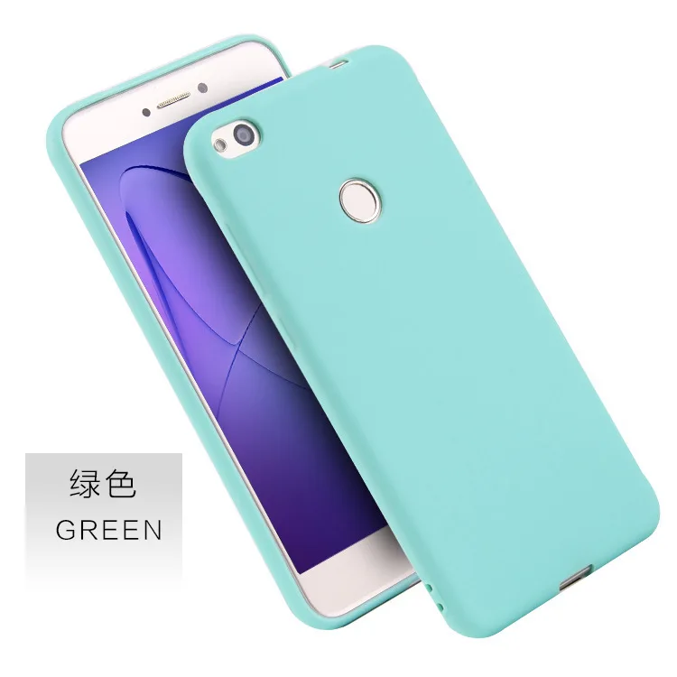Xindiman soft TPU CASE FOR HUAWEI p8 LITE 2017 matte plain solid color fundas for huawei P8lite capa |