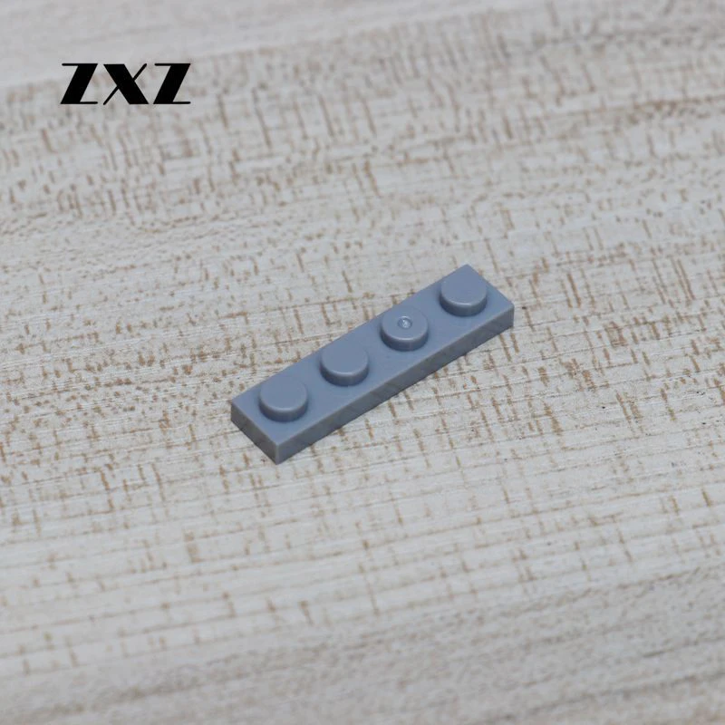 100 шт./лот пластина 1x4 самоблокирующиеся кирпичи сделай сам совместимые с MOC части
