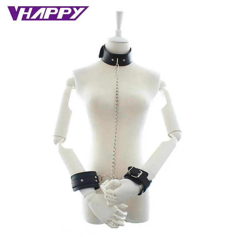 БДСМ ошейник наручники бондаж раб удерживающие ремни секс игрушки для пар Esposas para