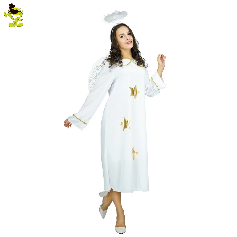 Новинка костюм ангела платье чистый белый угол костюмы на Хэллоуин для взрослых