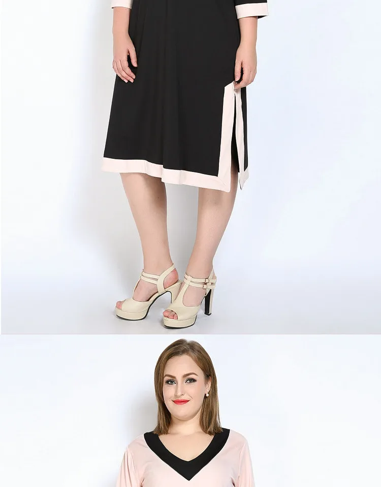 TUHAO, женское платье, большие размеры, 7XL, 6XL, 5XL, высокое качество, элегантное, офисное, женское платье, повседневное, OL, с разрезом, платья, весна-лето, вечерние, Vestidos RL