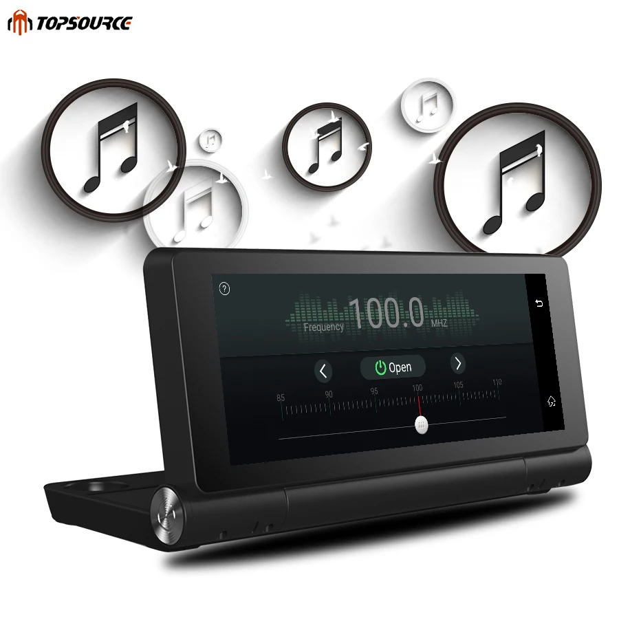Автомобильный gps навигатор TOPSOURCE TS22 4G Android 5 1 Bluetooth ROM 16 ГБ ОЗУ Гб Full HD 1080P