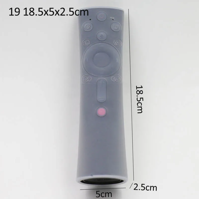 19 18.5x5x2.5cm 22 Размер Чехол для пульта дистанционного управления ТВ Кондиционер управление чехол Портативный защитный мешок для хранения прозрачная защита от пыли водонепроницаемый - Цвет: 19 18.5x5x2.5cm