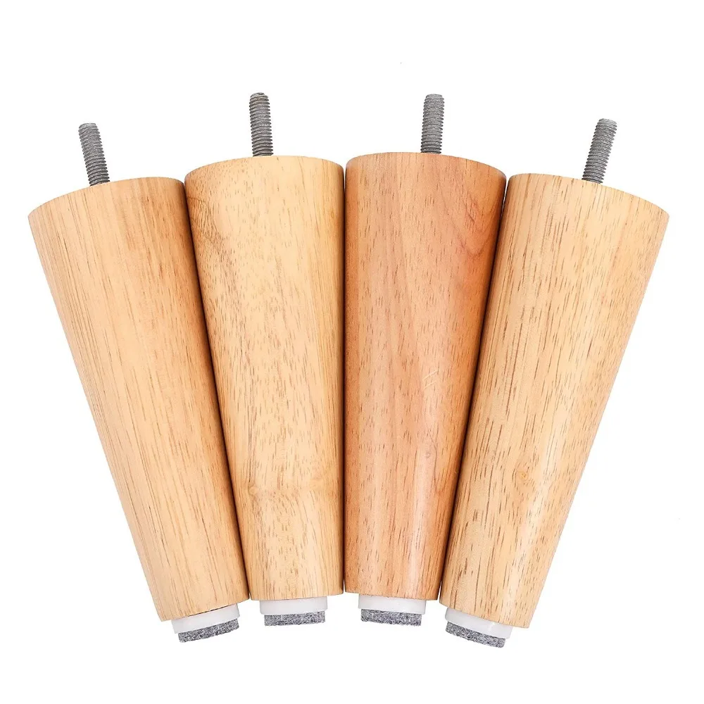 Твердые деревянные ножки для мебели Hack дивана кровати журнального столика дома и