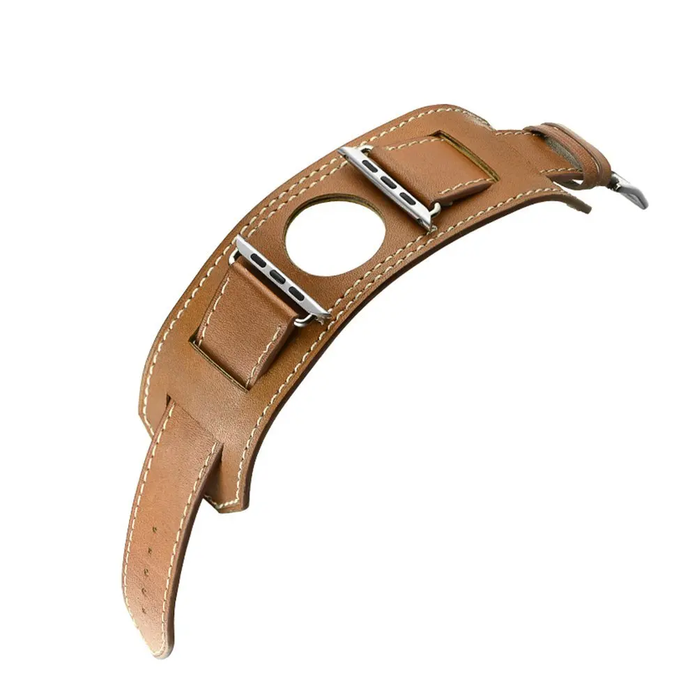 Ремешок для часов из натуральной кожи для Apple Watch серии 1 2 3 iwatch 38 42 мм Ремешки для наручных часов для Apple Smart Watch браслет на запястье Starp