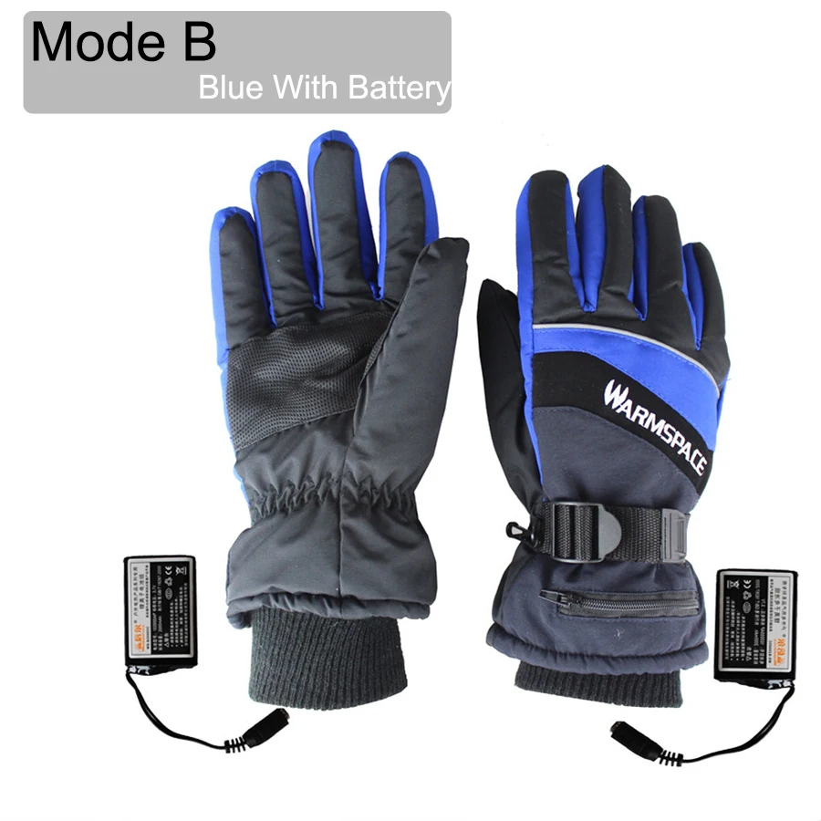Электрический Подогрев перчатки USB Перезаряжаемый Аккумулятор нагревательные