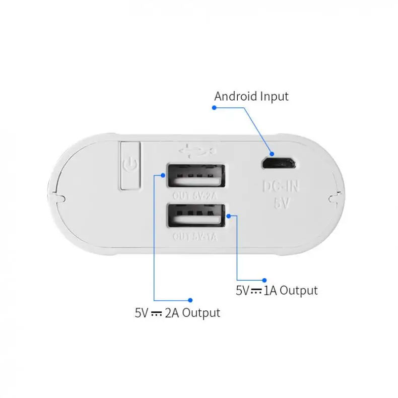 Умное зарядное устройство TOMO P3 для литий-ионных аккумуляторов с двумя USB-портами |