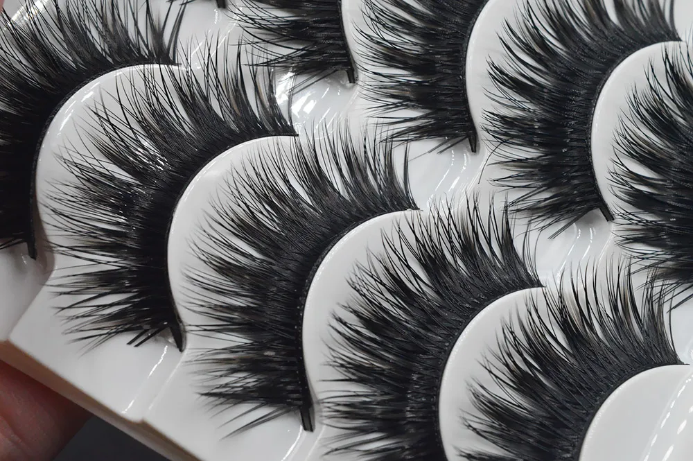 Ресницы Накладные норковые длинные отдельные для макияжа 5 цветов | Красота и