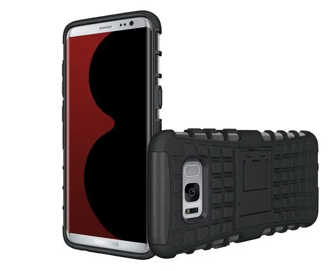 Чехол для Samsung Galaxy S8 Plus сверхпрочный Гибридный ТПУ + ПК Силиконовый