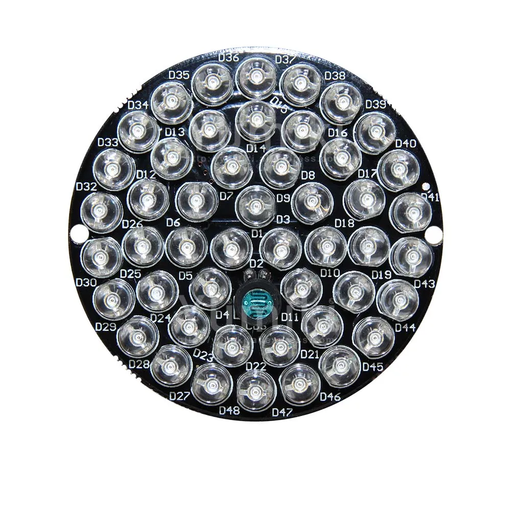 Yumiki 48pcs-LED 850nm осветитель плата инфракрасных диодов светильник ночного видения лампа для 50 CCTV камера корпус