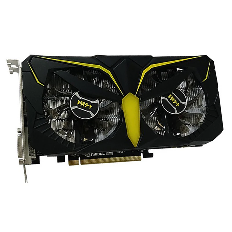 Графика карты ASL GTX1050Ti WarHawk 4 ГБ D5 GDDR5 7008 мГц 1290-1392 128bit HDMI + DVI 7680x4320 @ 60 Гц видео карта
