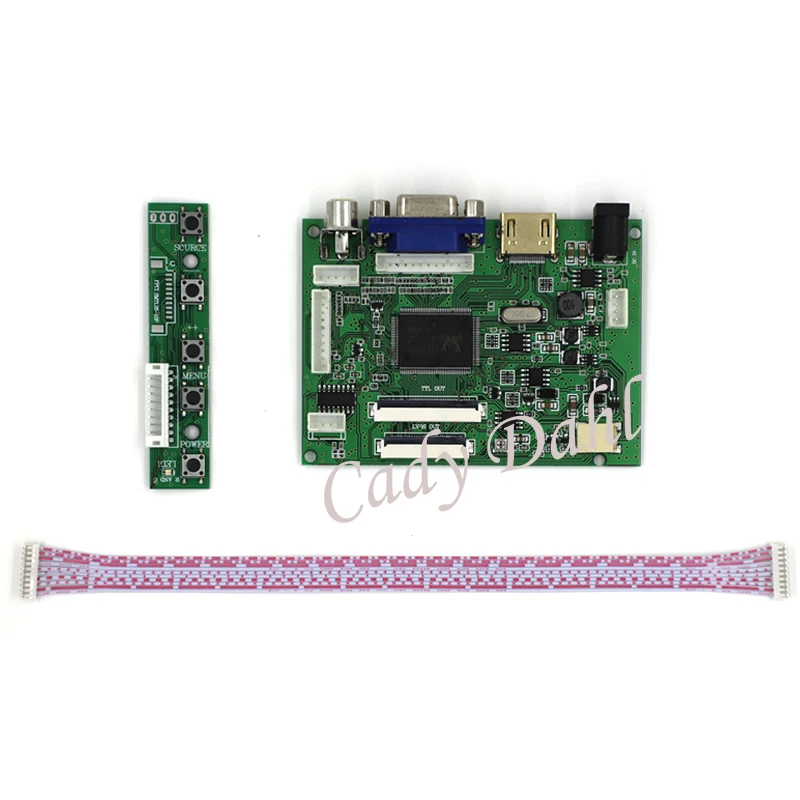 VGA HDMI аудио ЖК-контроллер плата модуля комплект для Raspberry Pi PC матрица 5 &quot-10 1&quot 60P