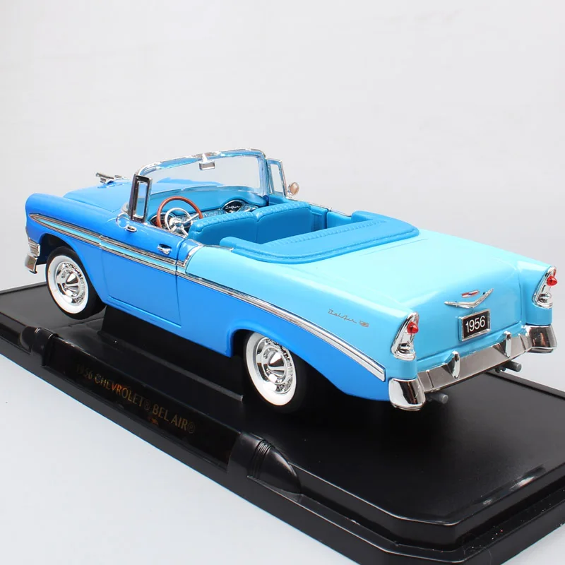 1:18, Роскошная большая дорога, подпись, 1956, Шевроле Бель, воздух, трансформер, chevy BELAIR, литье под давлением, автомобильный масштаб, Металлический Игрушечный Автомобиль, авто моделирование