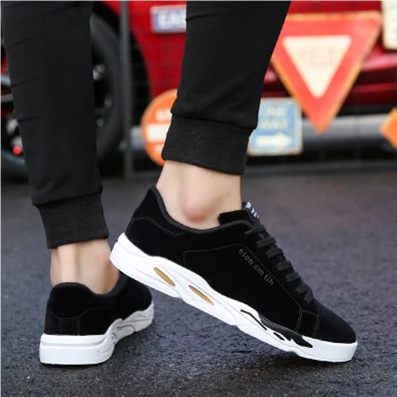 Mingpinstyle Men's Casual Shoes Summer Solid Fashion Low Help Male Round Head Character Daily Sneakers | Обувь
