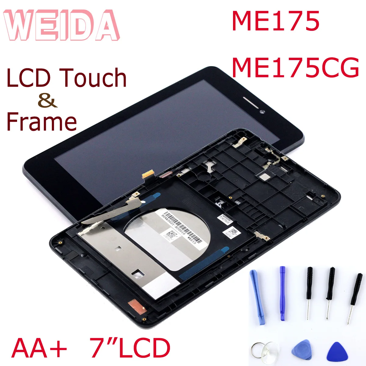 WEIDA ЖК-дисплей для Asus MemoPad HD7 ME175 сенсорный экран ЖК-экран в сборе Замена с рамкой ME175CG K00Z