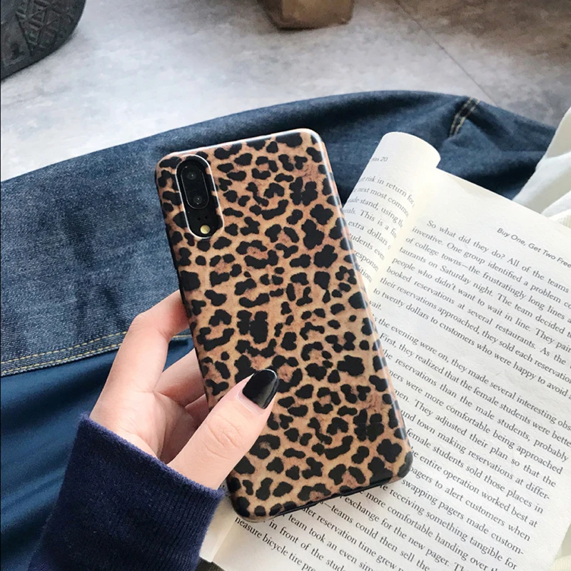 Ретро Сексуальные леопардовые чехлы для huawei P20 P30 mate 10 20 Pro матовый, мягкий, из ТПУ чехол для Honor 9 10 V20 Nova 3 3i 3e задняя крышка fundas