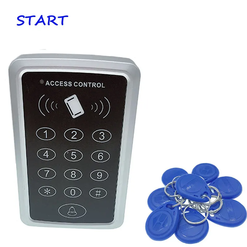 Бесплатная доставка + 10 rfid метк RFID карта доступа Система контроля RFID/EM клавиатура