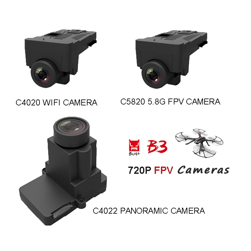 MJX C4020 Wi Fi FPV системы Камера 720 P C4022 360 градусов панорамный C5820 5.8 Г для b3 ошибки 3 Drone
