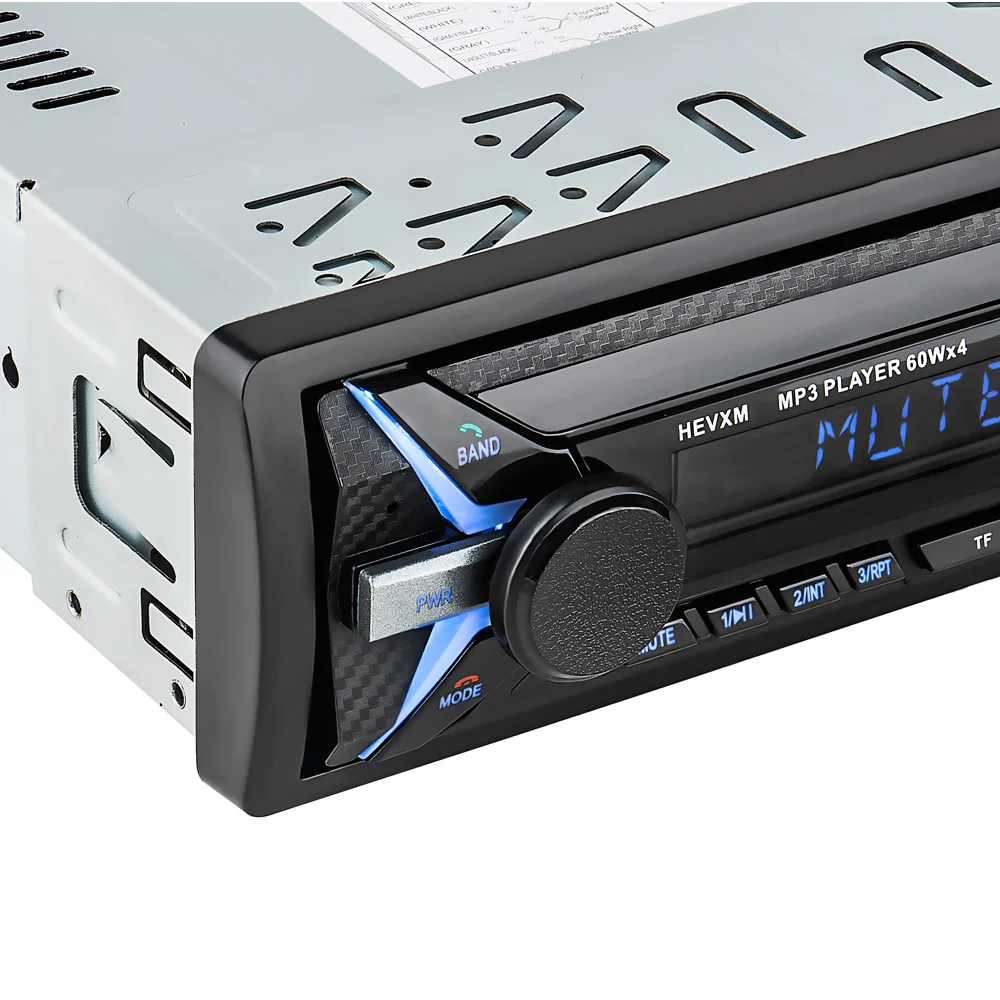 Автомобильное радио MP3 FM плеер Поддержка USB Bluetooth Авторадио 1 Din Съемный стерео