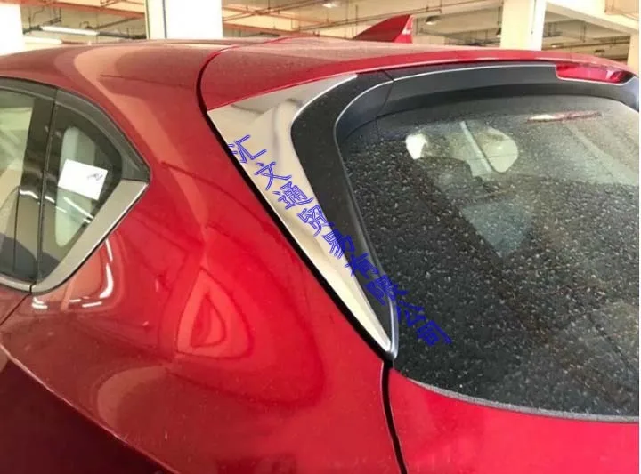 Для Mazda CX 5 CX5 2017 2018 ABS хромированный боковой задний спойлер крышка отделка молдинг