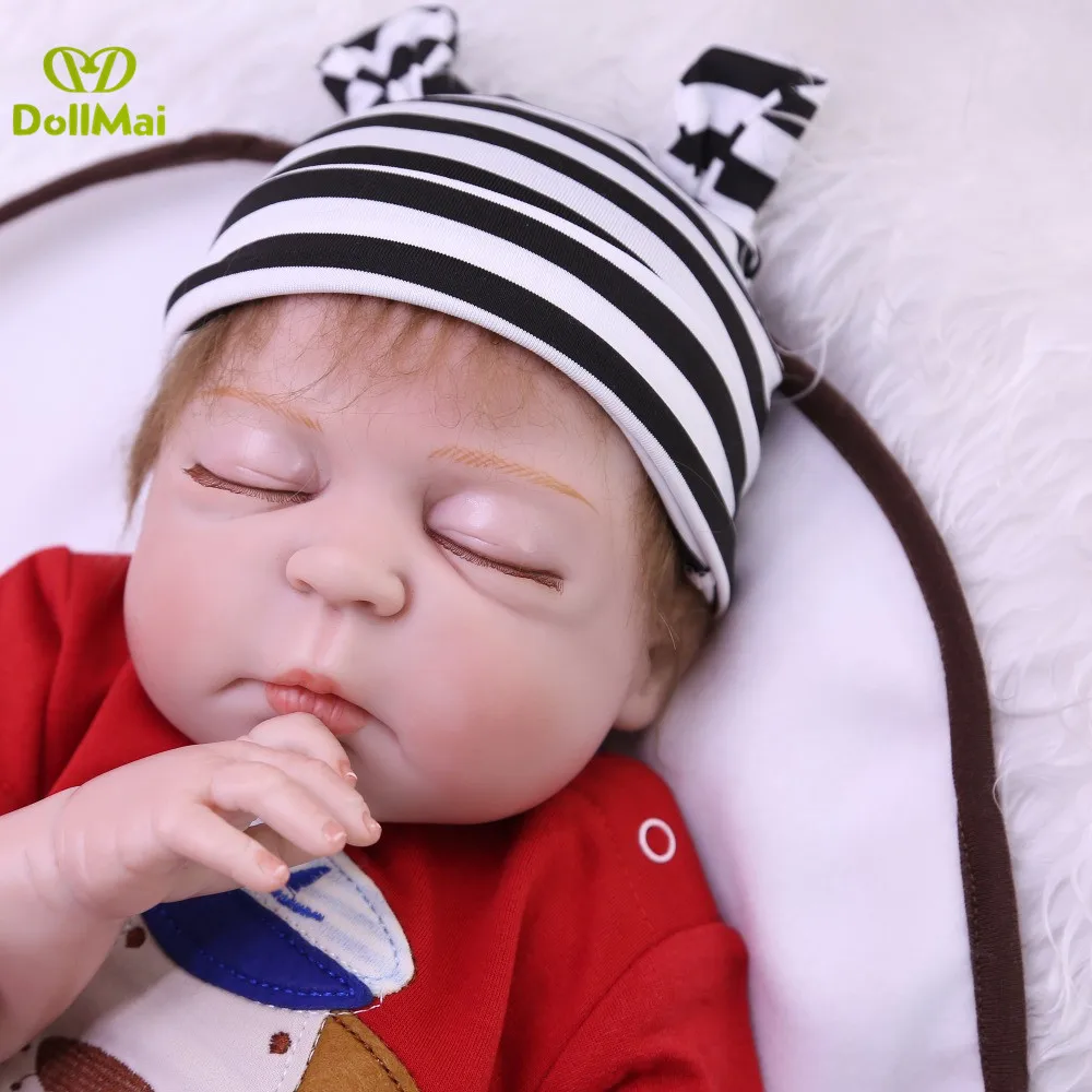Полностью силиконовые куклы-реборн для мальчиков 23 дюйма/57 см | Игрушки и хобби