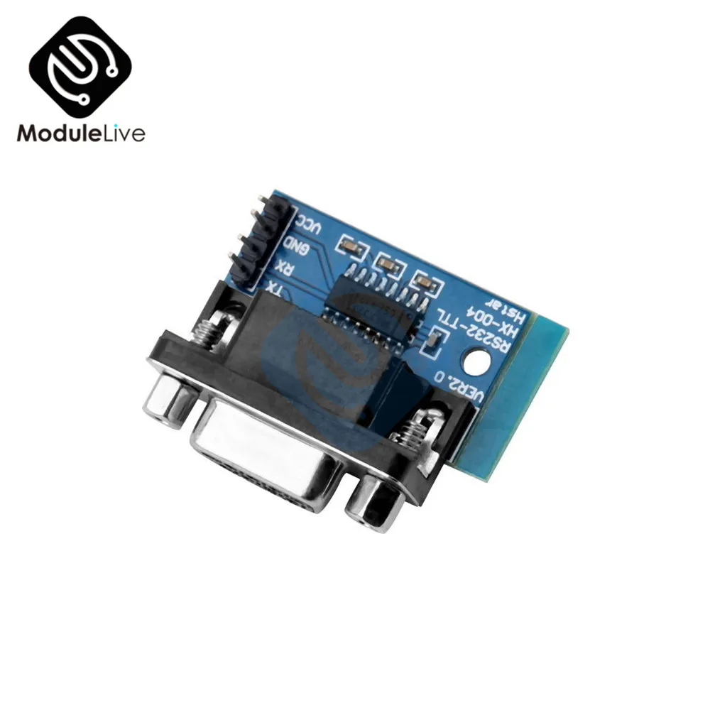 MAX3232 RS232 в TTL модуль преобразователя последовательного порта DB9 разъем MAX232|Детали