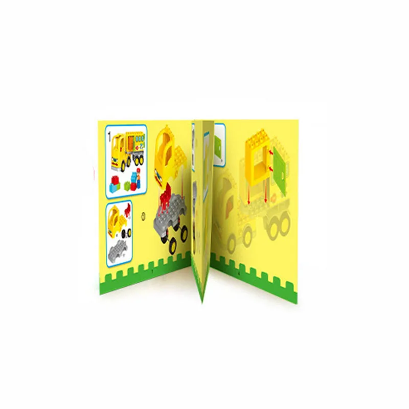 

23Pcs Classic Big Size Building Blocks DIY Cartoon Busy City Model Set Assemble Education Toys Gift For Kids Children Baby Boy
