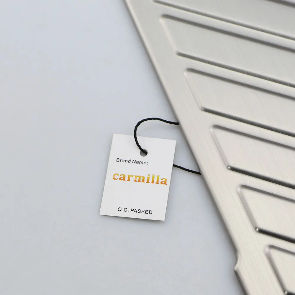 Защитный чехол Carmilla из нержавеющей стали для подставки ног в салоне автомобиля
