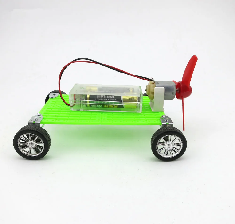 DIY ветрогенератор 8*11*15 см Головоломка сборка электрическая игрушка автомобиль