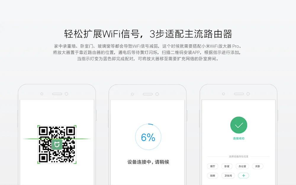 Xiaomi Mi WiFi усилитель Pro беспроводной маршрутизатор Repetidor 300 Мбит/с Amplificador повторитель сигнала крышка расширитель Roteador