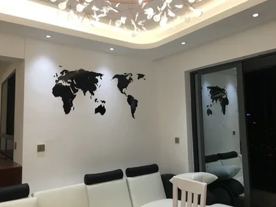 Карта мира Настенная Наклейка Mapa Mundial Wereldkaart Pegatinas Paredes Decoracion Adesivos De Parede Глобус земля Декор 3D акрил
