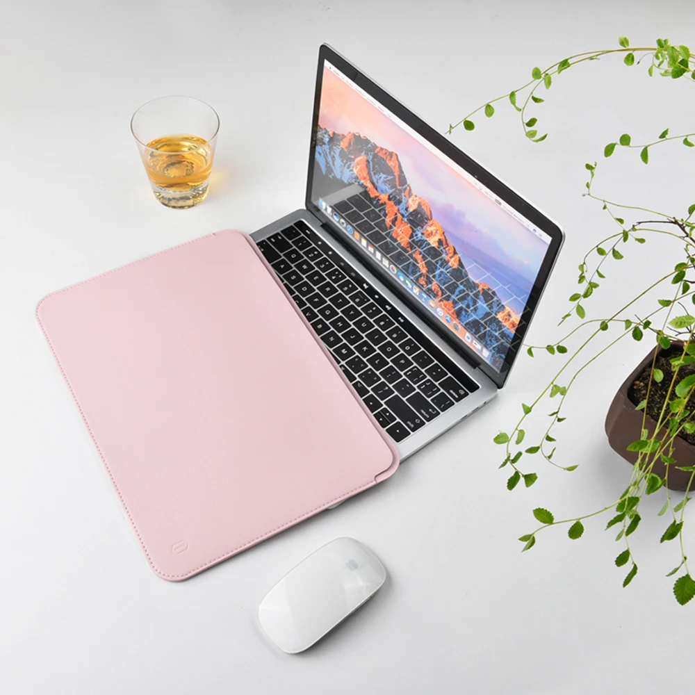 WiWU чехол для ноутбука для MacBook Air 13 Чехол водостойкий из искусственной кожи чехол для ноутбука для MacBook Pro 13 ультратонкий для MacBook Pro
