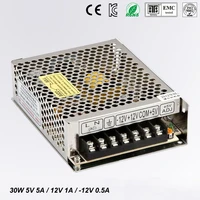 30w triple output switching power supply 5v 12v 12v 5a 1a 0 5a power suply t 30b high quality ac dc converter