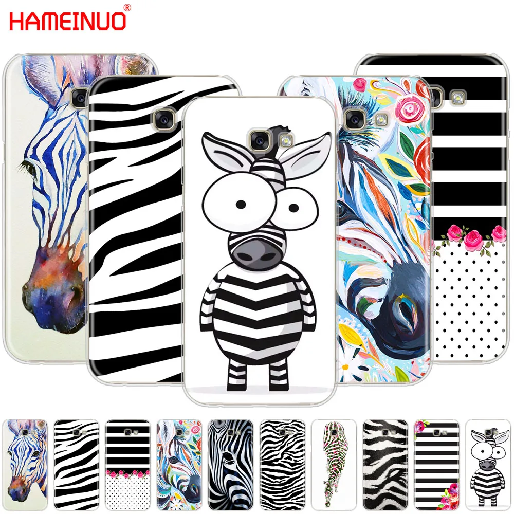 HAMEINUO Zebra черно белые полосы новейший чехол для сотового телефона Samsung Galaxy A3 A310 A5 A510