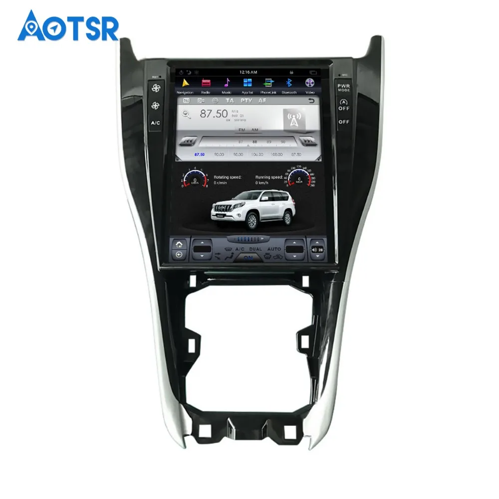 Автомобильный большой экран в стиле Tesla без DVD плеера GPS навигация для TOYOTA Harrier 2013 +