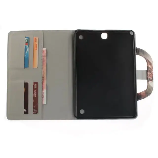 Модный чехол-подставка из полиуретана чехол для samsung Galaxy Tab A 9,7 T550 SM T550 T551 T555 кожаный красивый чехол для планшета с рисунком+ ручка