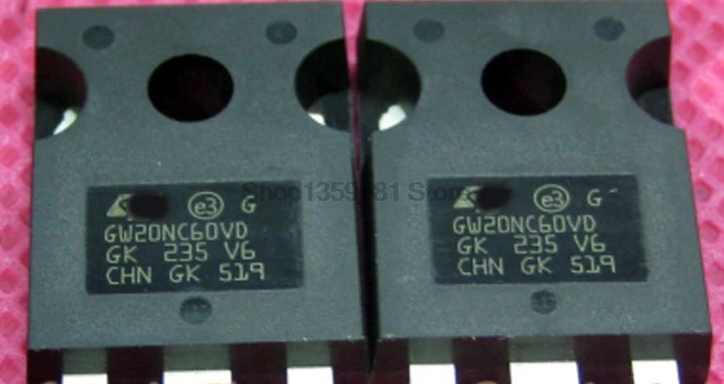 10 шт. транзистор STGW20NC60VD GW20NC60VD STGW20NC60V GW20NC60V TO-247 20A 600V N-ch IGBT | Обустройство дома
