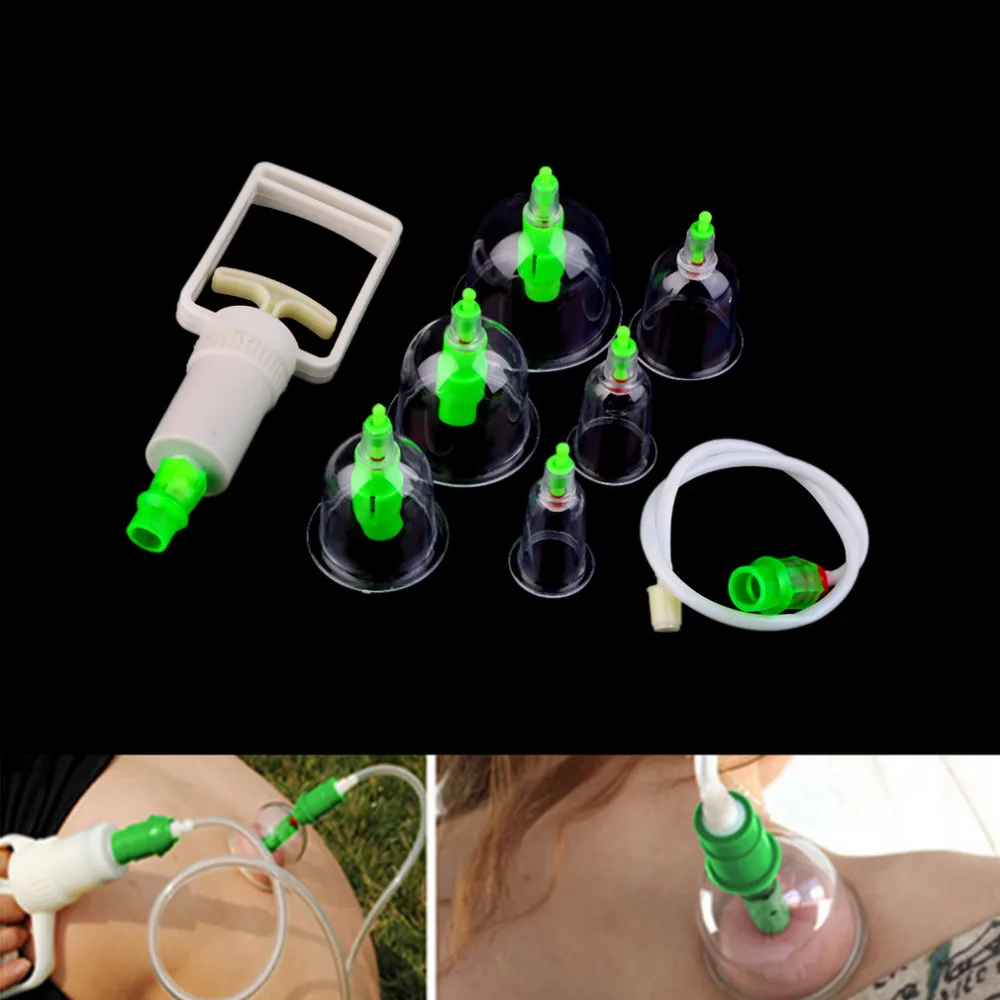 1 Set 6 Can Massager Health Monitors Products Opener Pull Vacuum Cupping of The Tanks Cutem Extractor Acupuncture Hot |