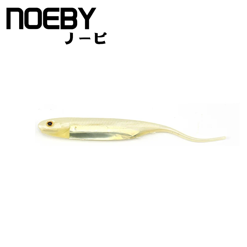 NOEBY 4 шт./лот Мягкая приманка 100 мм/3 г рыболовные приманки плавающие 3D Iscas