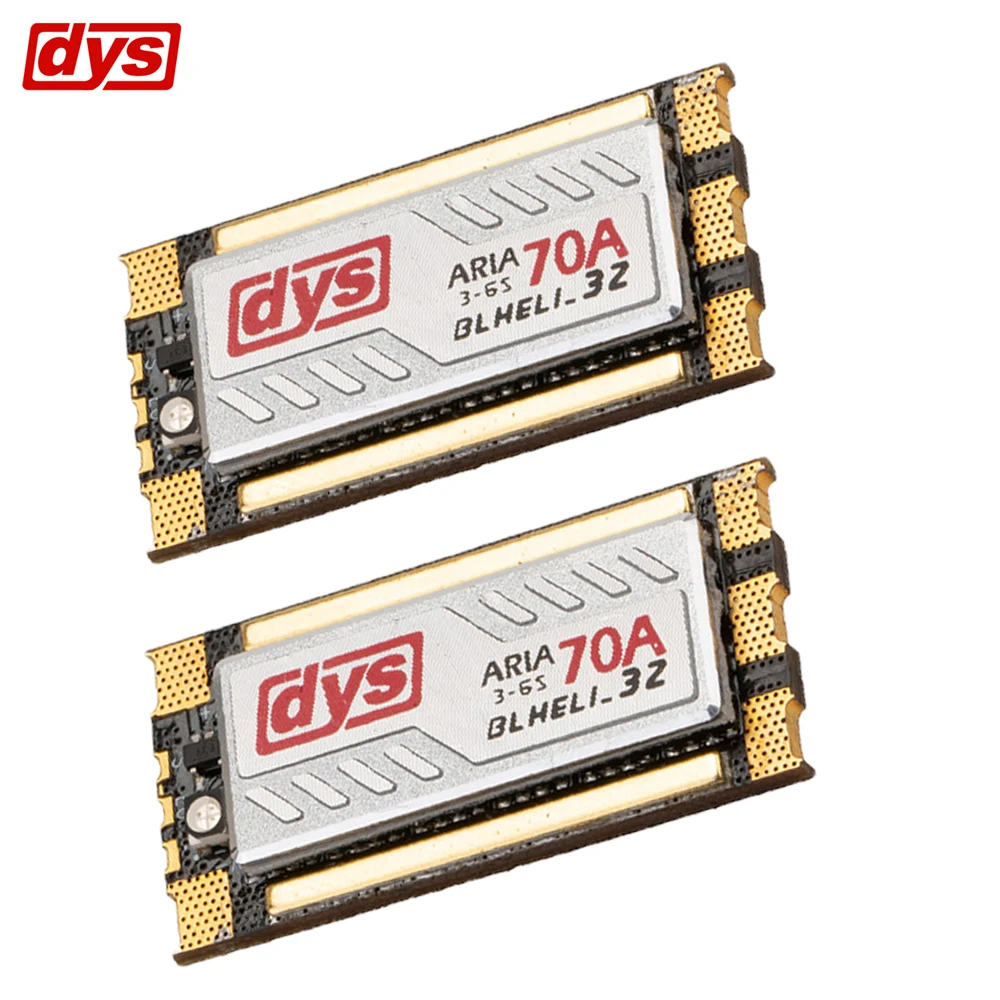 Новейшая модель; 1/2/4 шт. DYS Ария BLHeli_32bit 70A бесщеточный ESC с диагональю экрана 3-6S Dshot1200 готов измеритель величины тока Сенсор для с видом от первого лица с несколькими несущими винтами Радиоуправляемый квадрокоптер