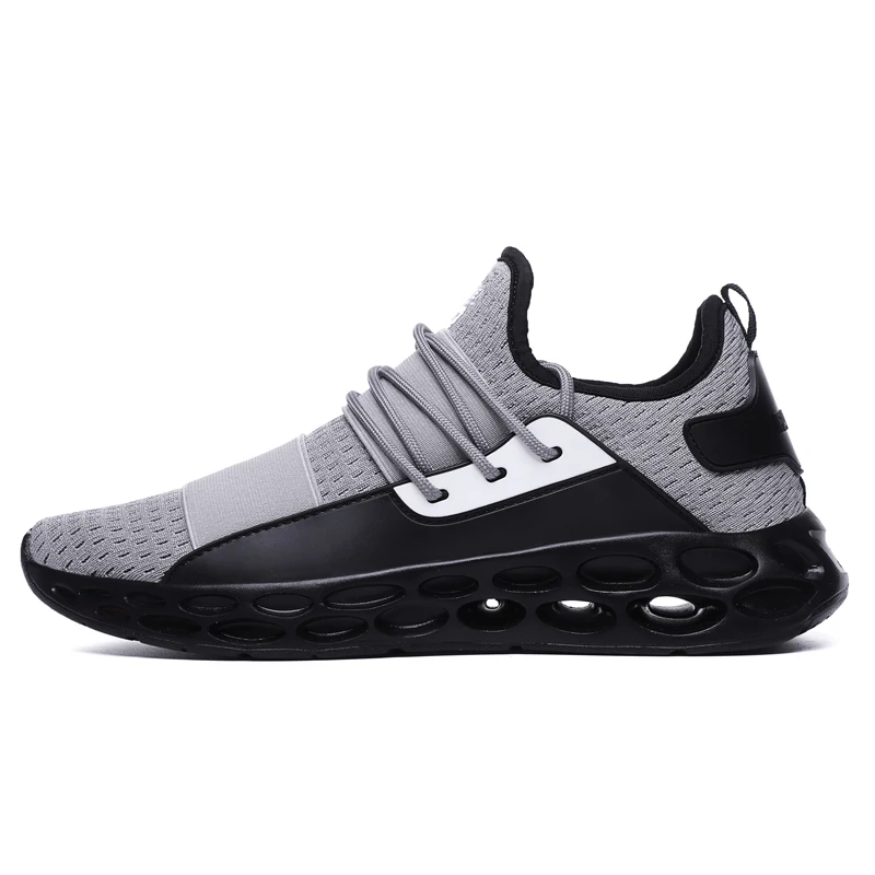 

Big Size New Spring Autumn Breathable Men Running Shoes Cushion Flying Mesh Sneakers For Men Outdoor Running Walking Sport Shoes