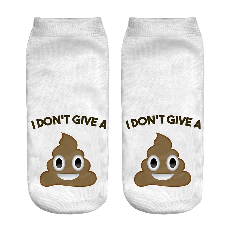 Новинка 2017 модные носки унисекс с 3D принтом английским алфавитом и милым