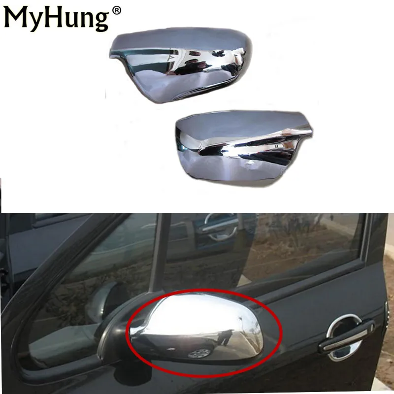 Чехол для бокового зеркала заднего вида хромированный чехол Peugeot 307 CC SW 407 2004 2012