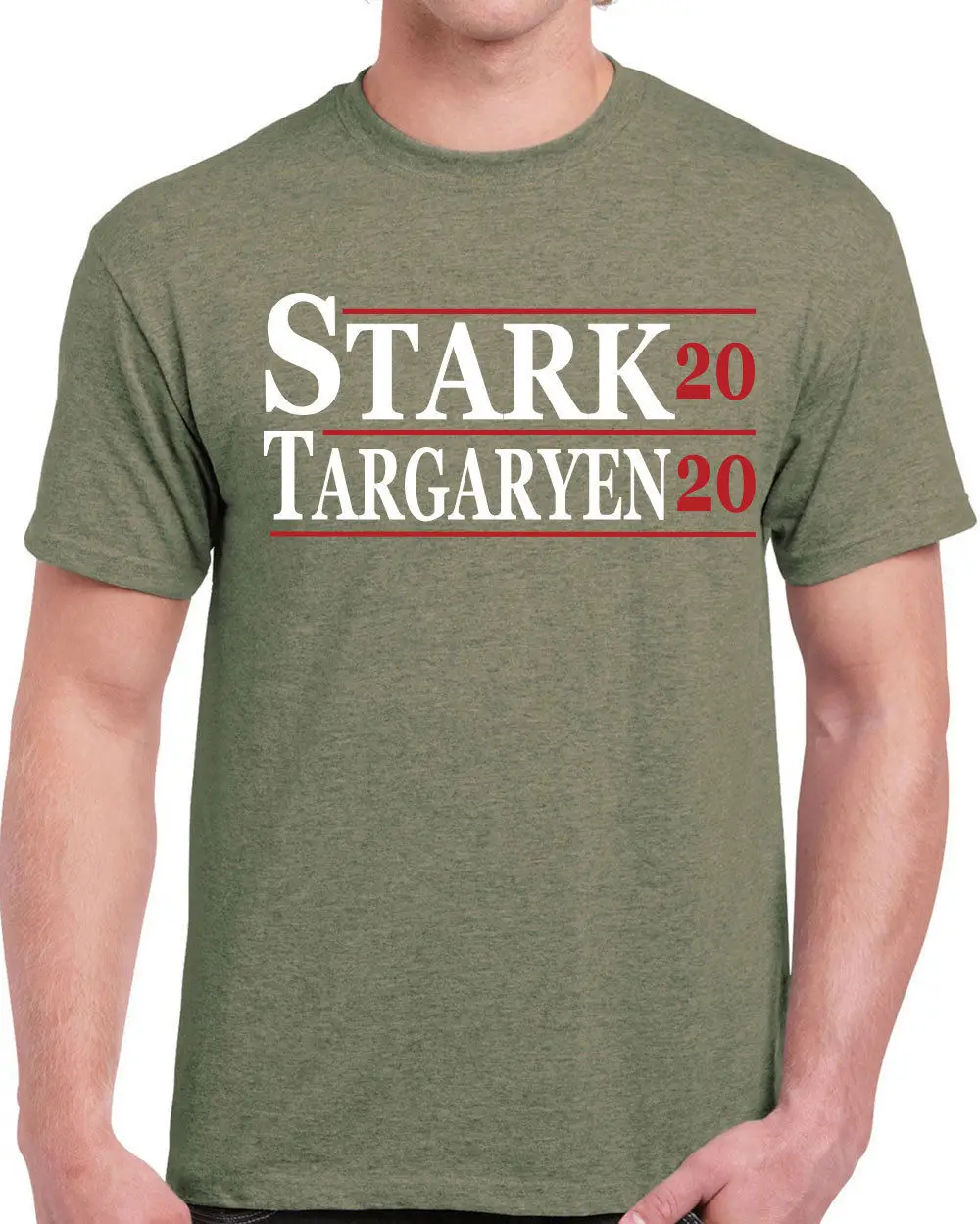 525 Stark Targaryen mens T-shirt 2020 election funny game dragon thrones sigil Free shipping Tops t shirt Fashion Classic | Мужская