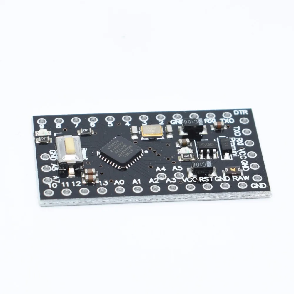 10 шт. с Загрузчиком Pro Mini ATMEGA328P-MU 328 ATMEGA328 5 В/16 МГц черный для Arduino | Электронные